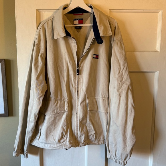 Vintage Tommy Hilfiger Jacket 100% Cotton - Picture 1 of 5